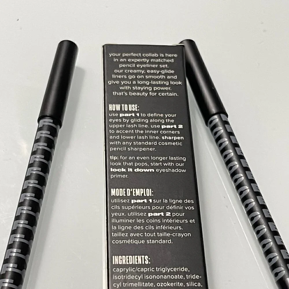 Beauty For Certain BNIB Navy Blue & Bronze Perfect Collab Eyeliner Pencil Set